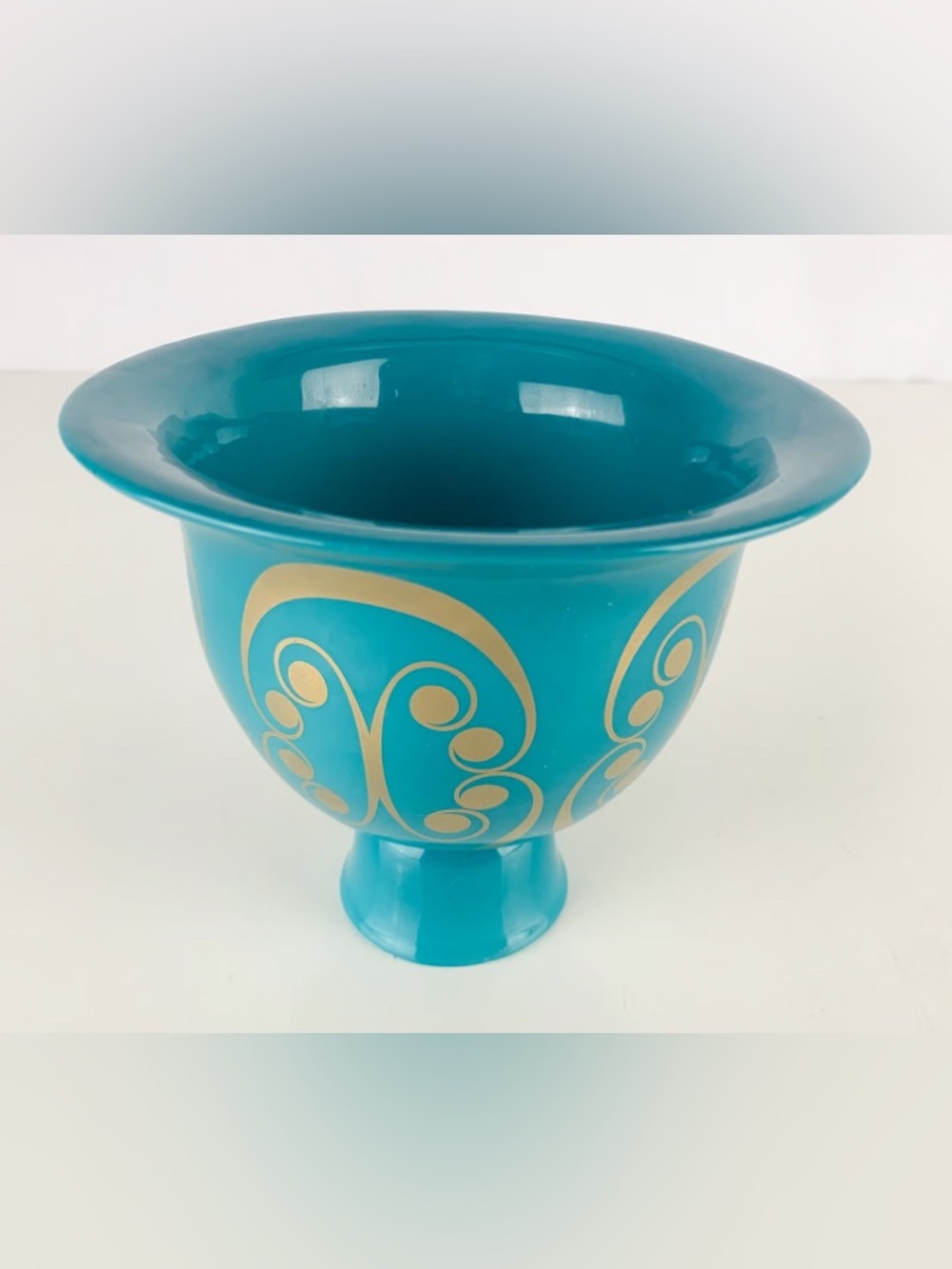 Jonathan Adler Santorini Persephone pedestal vase
